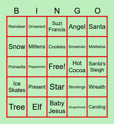 Outpatient Christmas! Bingo Card
