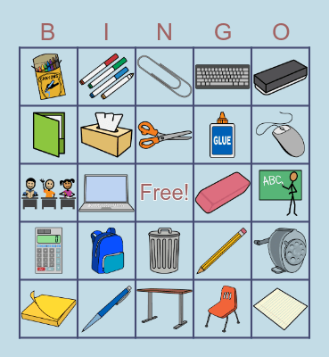 SmartNotebook Bingo Card