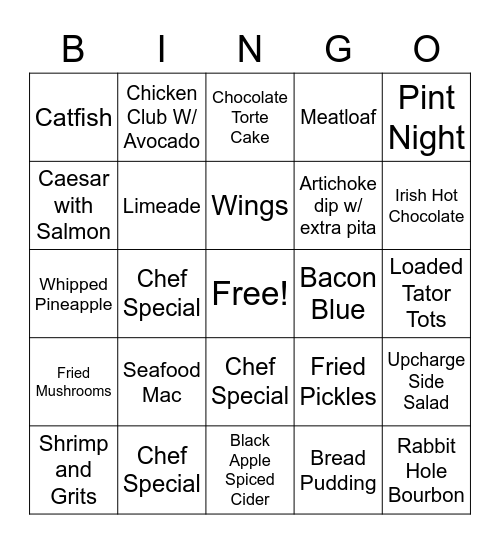 MSTC Server Bingo Card