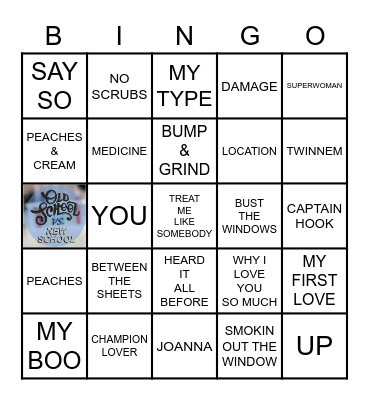 OLD SCHOOL VS NEW SCHOOL 2 Bingo Card