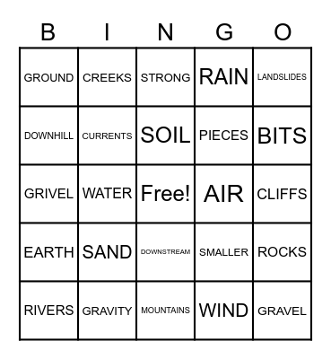 EROSIN Bingo Card