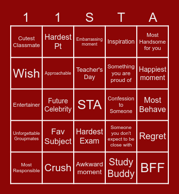 CHRISTMAS PARTY Bingo Card