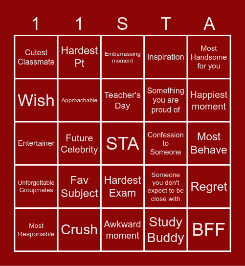 CHRISTMAS PARTY Bingo Card