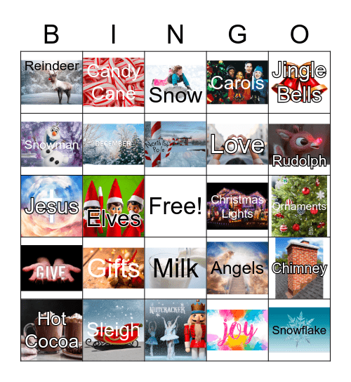 Christmas Bingo Card