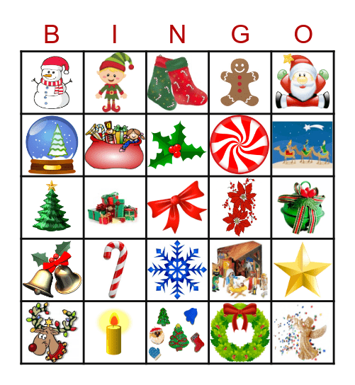 GORE CHRISTMAS Bingo Card