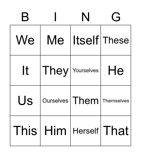 subject-object-reflexive-pronouns-bingo-card