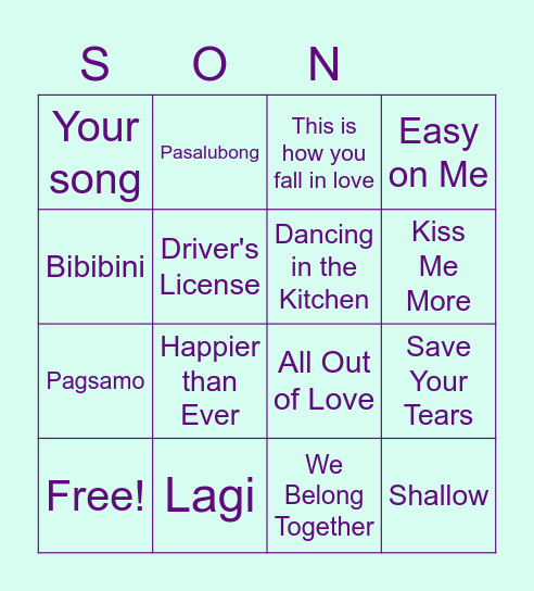 OSB - ABA 2021 Christmas Party Bingo Card