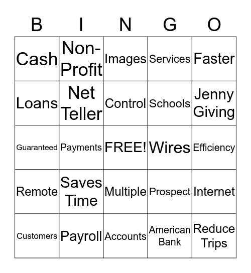 Arianna's Bingo Card