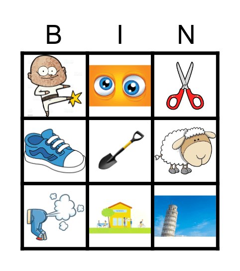 SCH Bingo Card