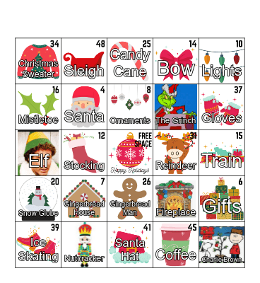 Christmas Bingo Card