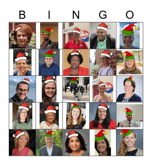 CUB Holiday Bingo Card