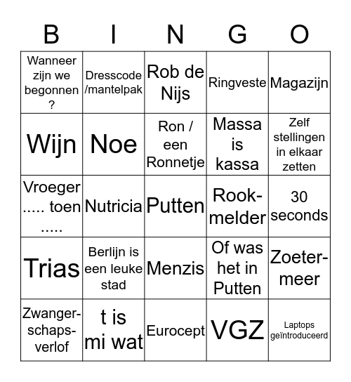 Sorgente Bingo juni 2015 ! Bingo Card