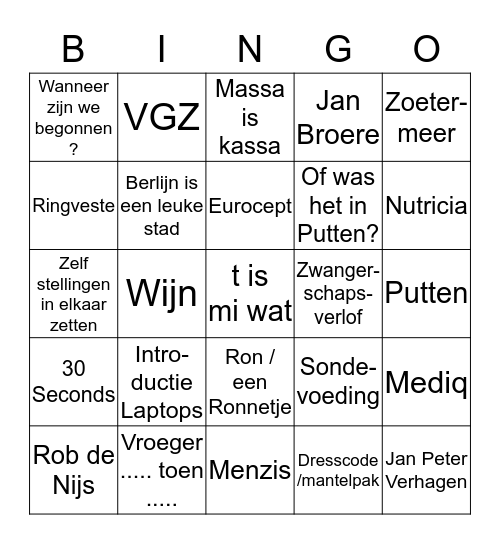 Sorgente Bingo juni 2015 ! Bingo Card