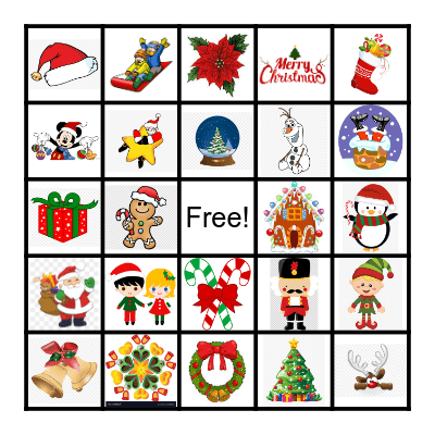 Christmas Bingo Card