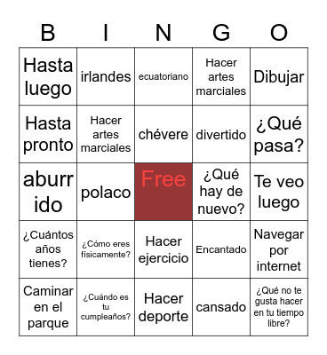 Tony.H Bingo Card