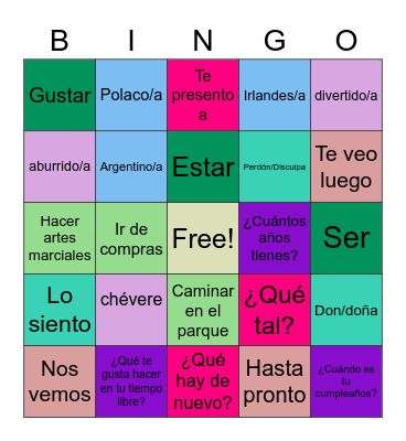 Jane Sugrue Bingo Card