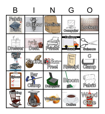 FURNITURE DOCTORS BINGO Card