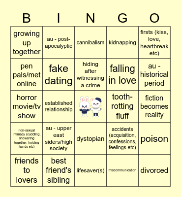 HYUNHO Bingo Card
