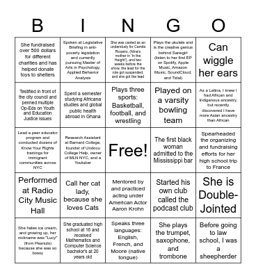 2021 BTO BINGO Card