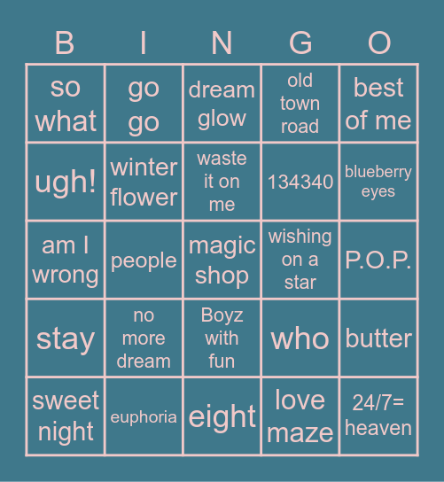 @fuckasolostan's bingo 18-12-21 2.0 Bingo Card