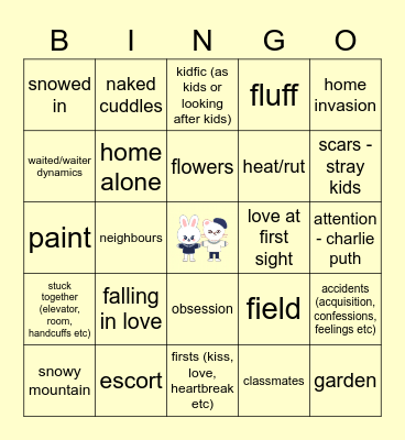 HYUNHO Bingo Card