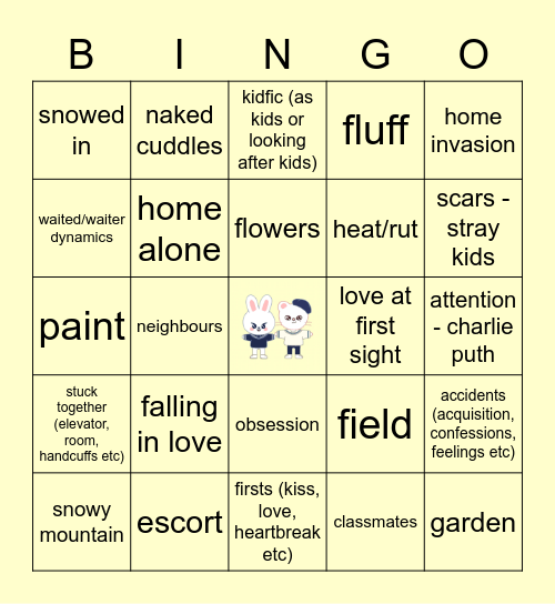 HYUNHO Bingo Card