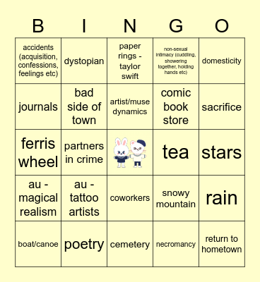 HYUNHO Bingo Card