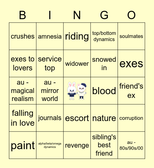 HYUNHO Bingo Card