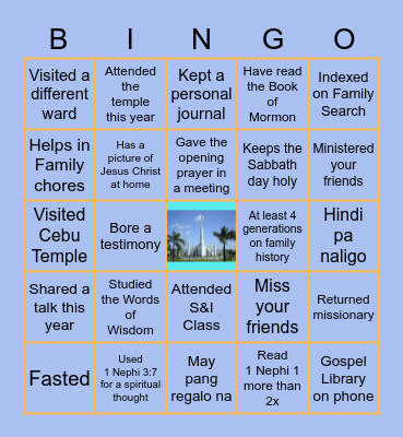 MKT 2nd Christmas Bingo Card