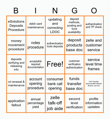 Discover Bingo ! Bingo Card