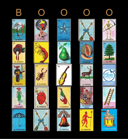 LOTERIA halloween Bingo Card