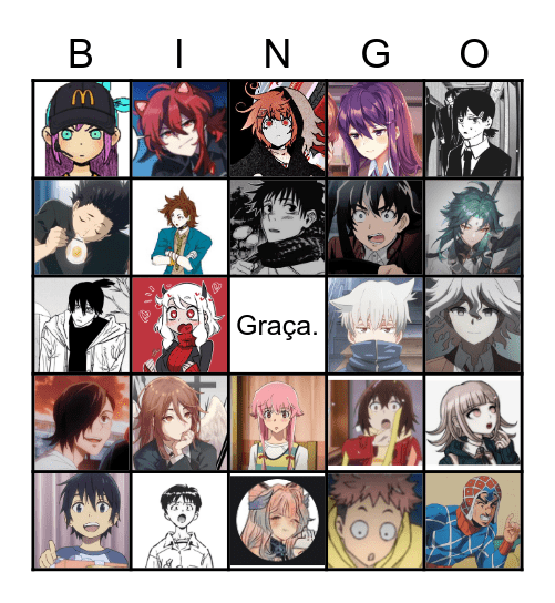 O Bingo mais horrivel da internet Bingo Card