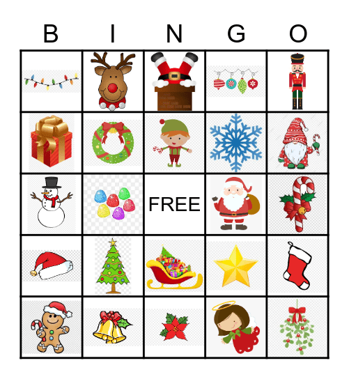 CHRISTMAS BINGO Card