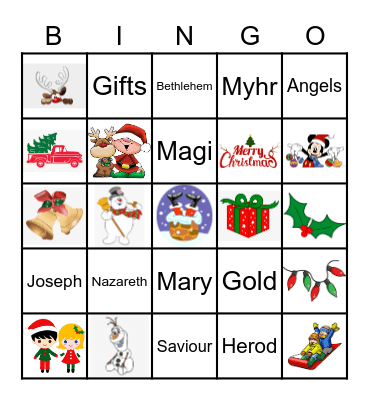 Christmas Bingo Card