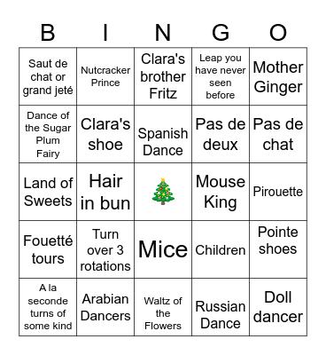 Lynn 2 Nutcracker Bingo!! Bingo Card