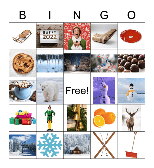 W I N T E R    P A R T Y Bingo Card