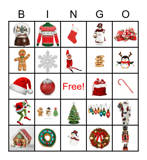 Christmas Bingo Card