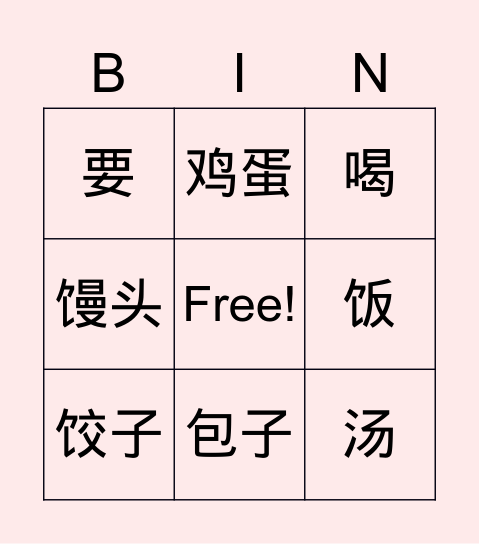 คำศํพท์ บทที่ 7 Bingo Card