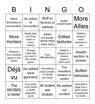 Champaign Re-Balance Bingo Card