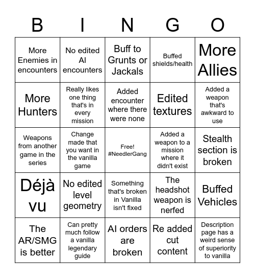 Champaign Re-Balance Bingo Card