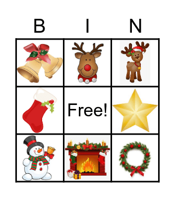 Christmas Bingo Card