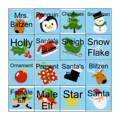 Christmas Bingo Card