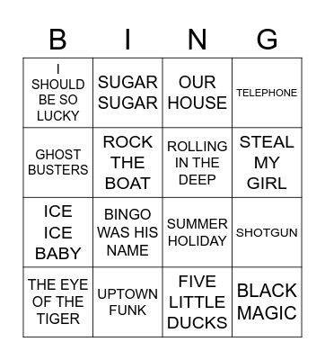 MERRY CHRISTMAS Bingo Card