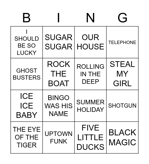 MERRY CHRISTMAS Bingo Card