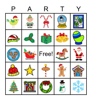 Holiday Bingo Card