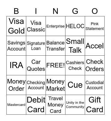 LCU Bingo Card