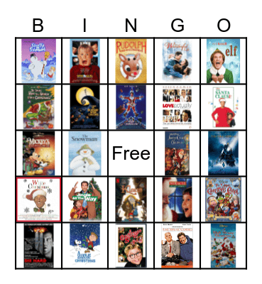 Xmas Bingo 2.0 Bingo Card