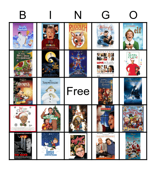 Xmas Bingo 2.0 Bingo Card