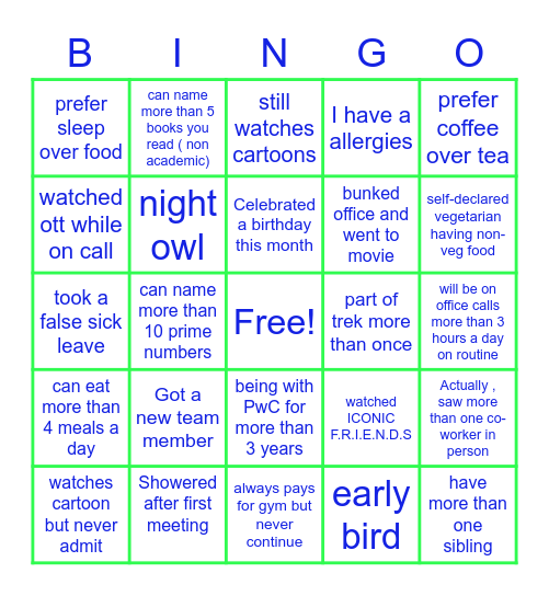 Holiday Season!!!!!!!!!!!! Bingo Card