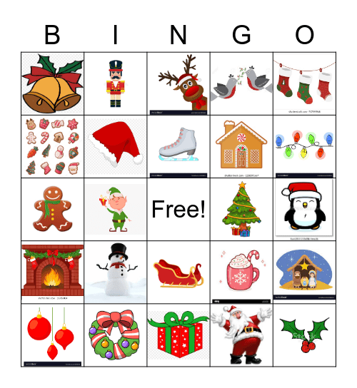 HOLIDAY BINGO Card